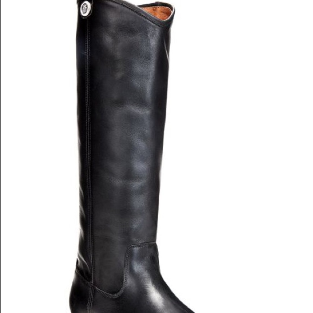 NEW⭐️FRYE⭐️Tall Leather boots in black size 7 - Picture 4 of 8